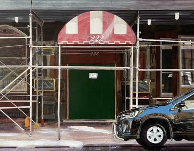 Narbi Price Untitled Awning Painting (Chelsea Hotel)[87]