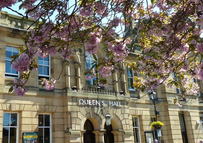 Outside Queens Hall