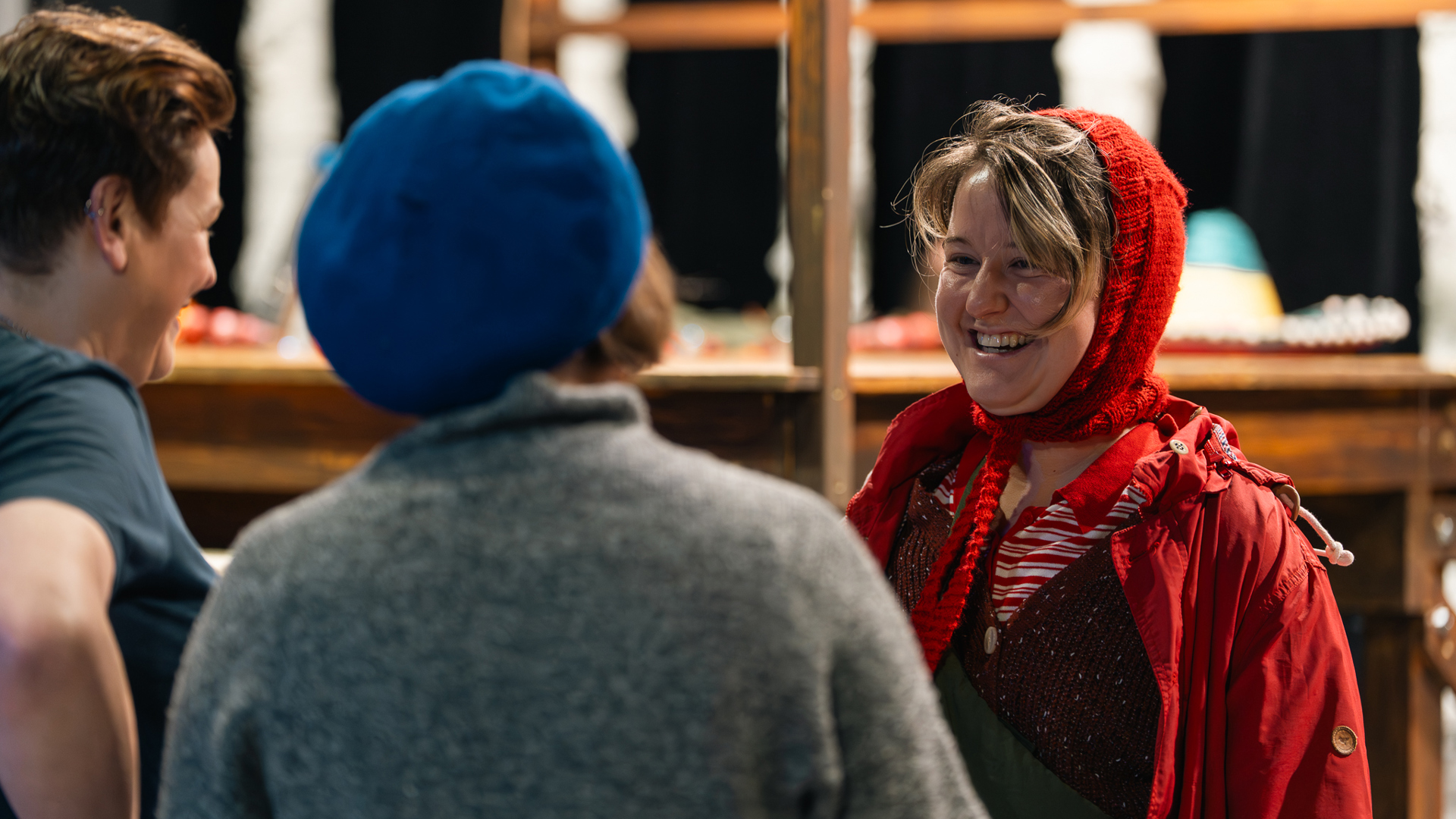Main Image Jeannie May As Red Little In Rehearsals Photo Credit Von Fox
